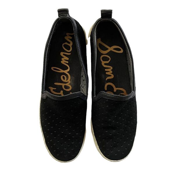 Sam Edelman Flat Slip On Perforated Sneakers - Bea - Size 8 - Picture 1 of 6